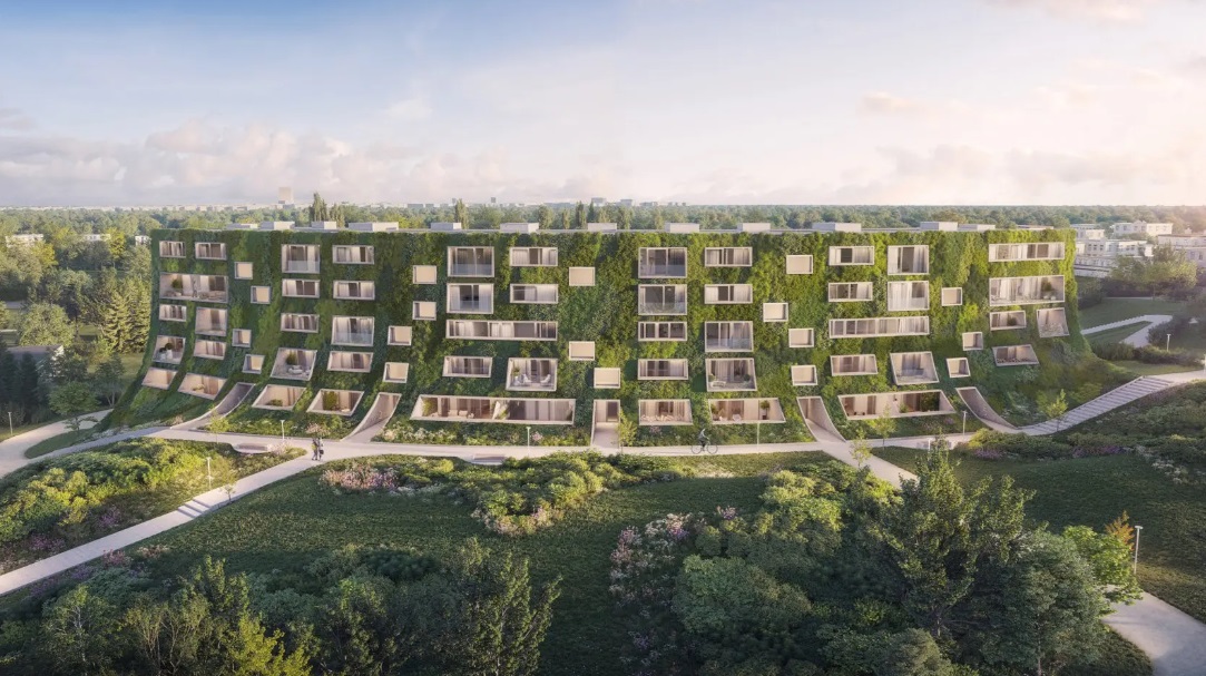 In Poland, they will build a house with 140,000 plants on the facade