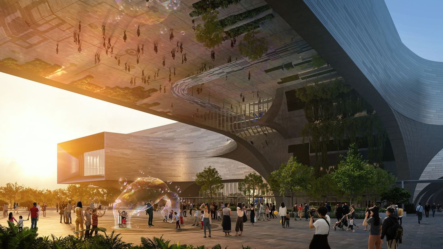 У Сінгапурі розпочали будівництво наукового центру, спроєктованого Zaha Hadid Architects