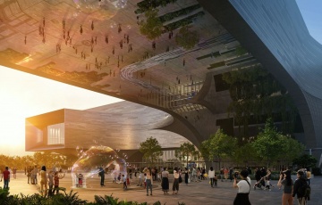 У Сінгапурі розпочали будівництво наукового центру, спроєктованого Zaha Hadid Architects