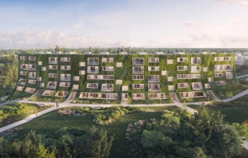 In Poland, they will build a house with 140,000 plants on the facade